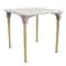 Flash Furniture 24 in W, 24 in L, 23 in H, Beechwood, Birch Plywood, Steel, Beech/White MK-ME088024-GG - alternate 1